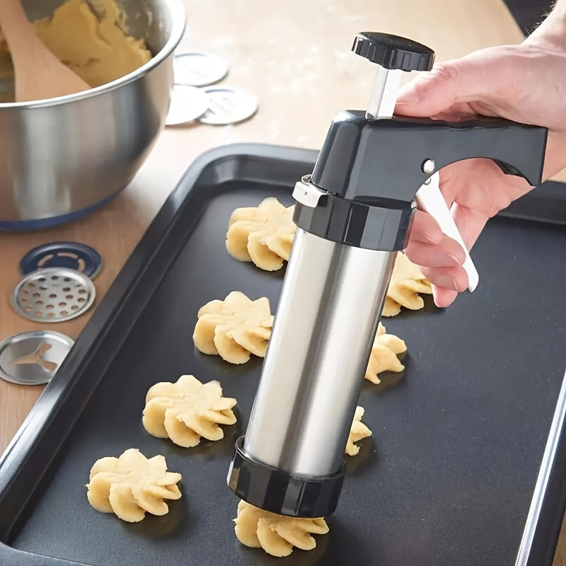 22-piece cookie press/extruder set