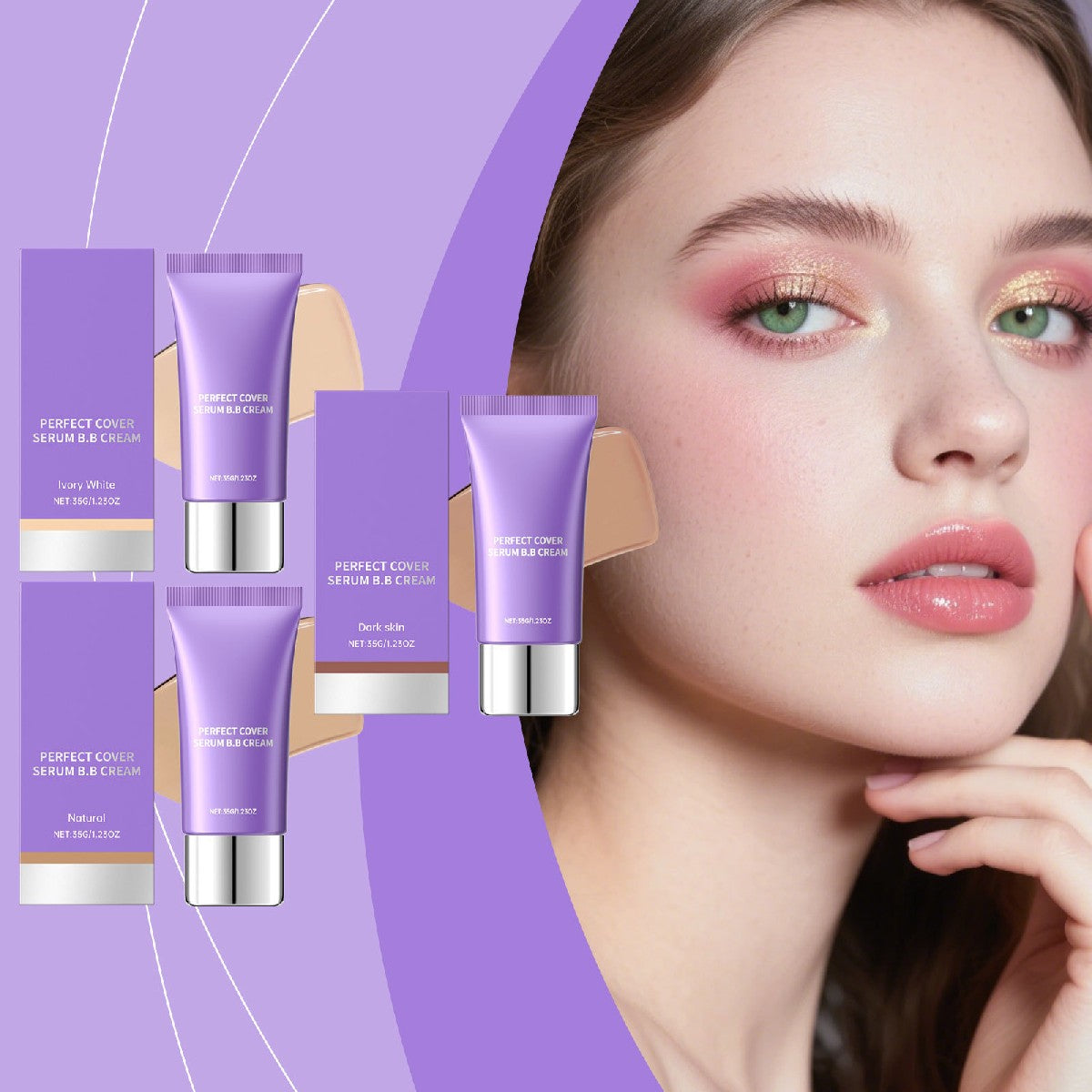 🔥【Number 1 on our best-selling list】Anti-aging, skin-renewing, perfect concealing essence BB cream