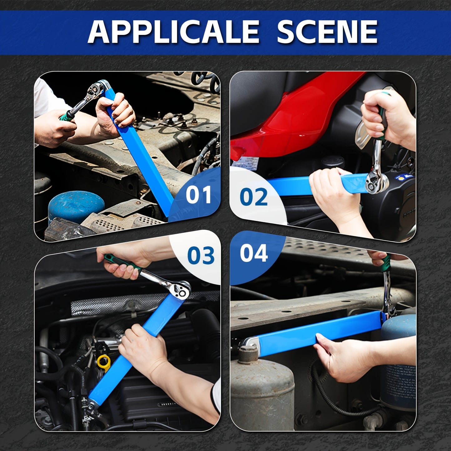 2-in-1 Multifunctional Ratchet Offset Extension Wrench(🔥12,000 units sold)