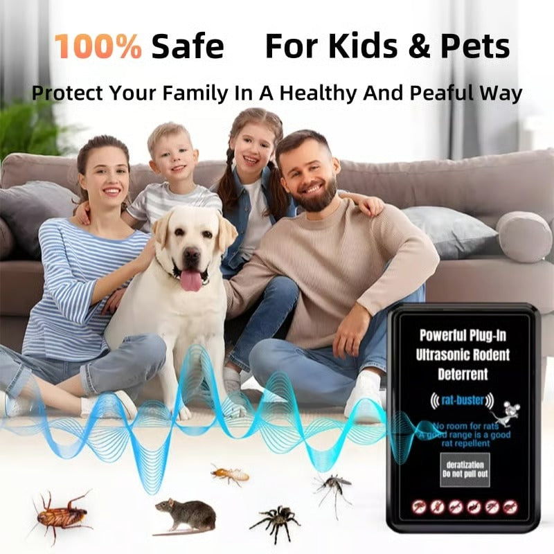 🔥HOT SALE🔥Powerful Plug-In Ultrasonic Rodent Deterrent