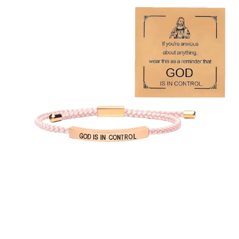 💖✨ Inspire Bracelet “God is in control”🎁