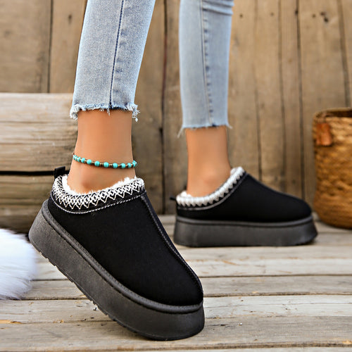 👟Waterproof, thickened, warm, and non-slip snow boots