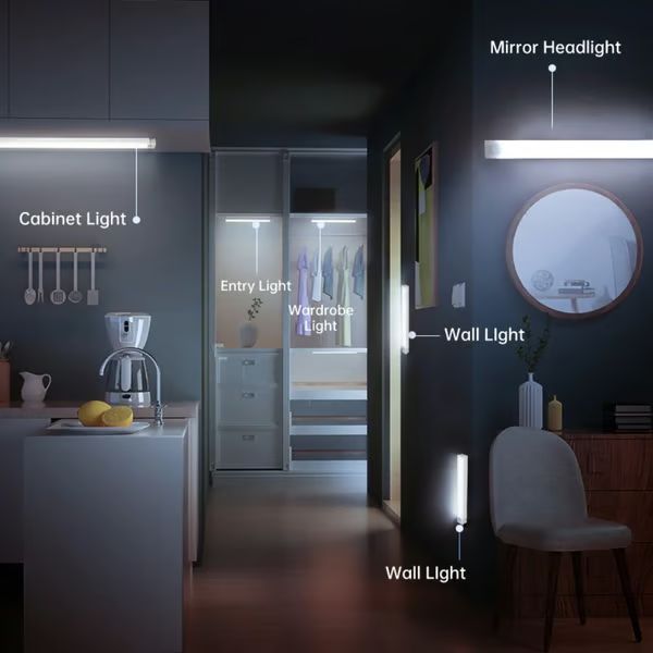 🔥Free shipping 💡 Punch-free Smart Sensor Magnetic Rechargeable LED Lights