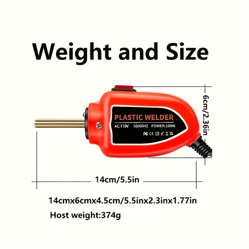 Portable Rechargeable Cordless Plastic Welding Machine Set