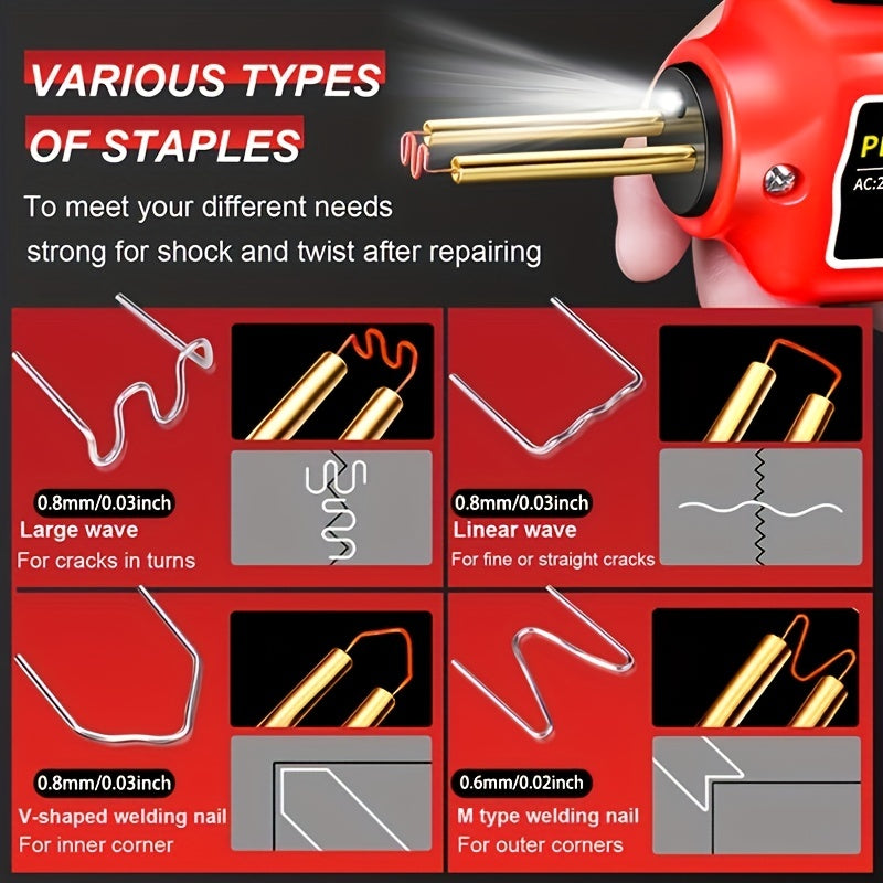 Portable Rechargeable Cordless Plastic Welding Machine Set