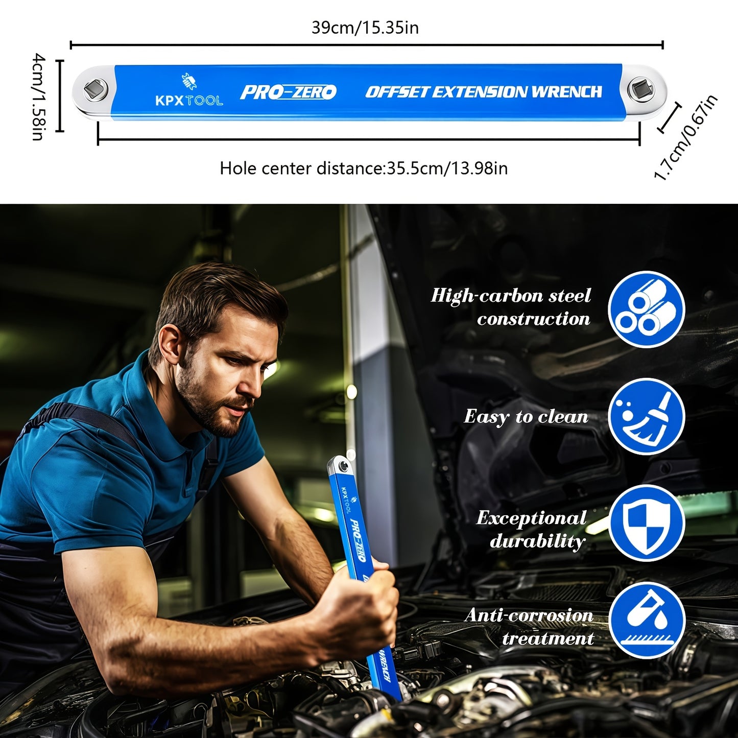 2-in-1 Multifunctional Ratchet Offset Extension Wrench(🔥12,000 units sold)