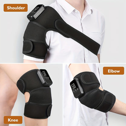 3-in-1 heated massager for knees, shoulders, and elbows