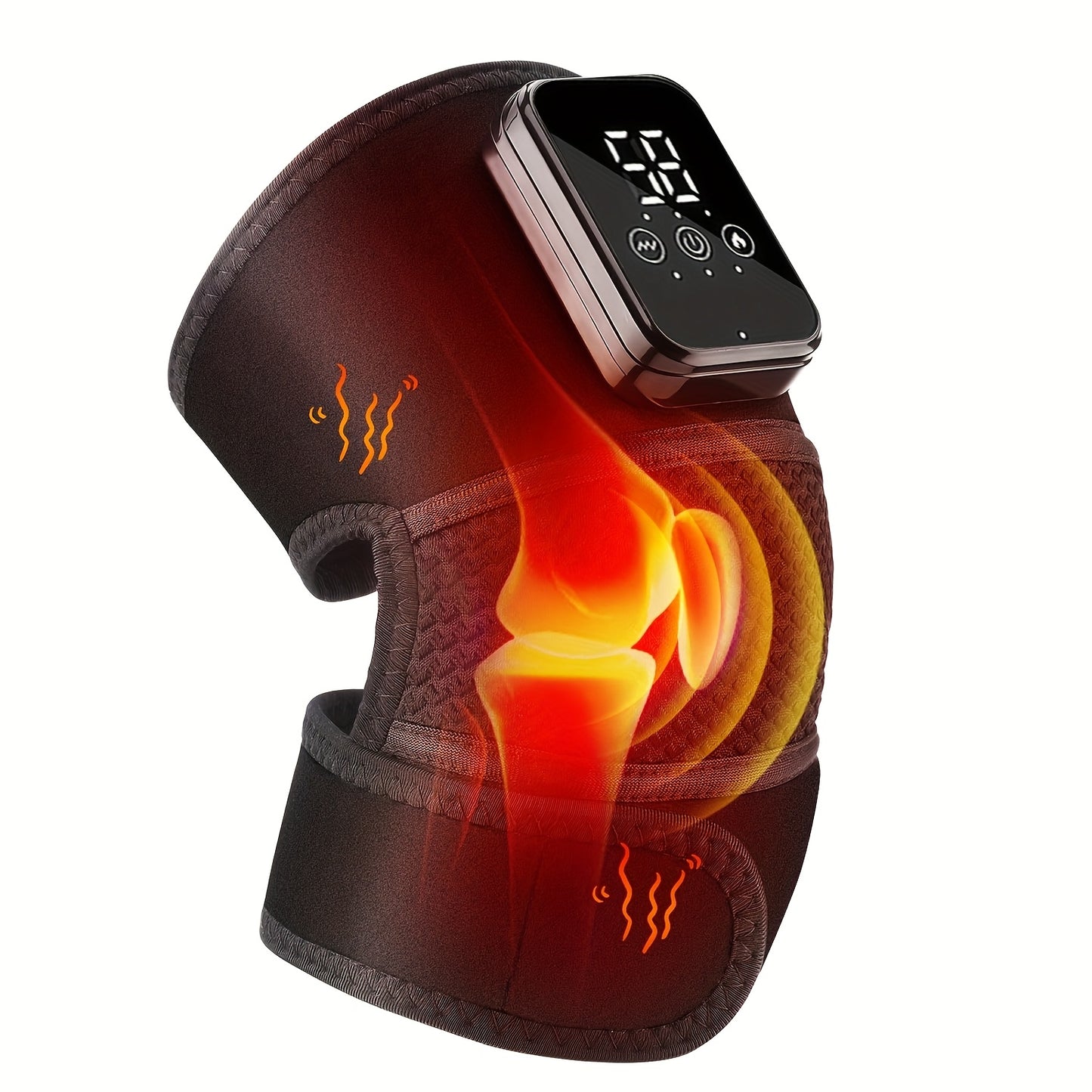 3-in-1 heated massager for knees, shoulders, and elbows