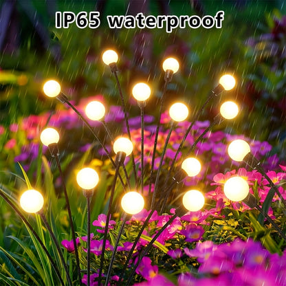 💡LED solar firefly lights