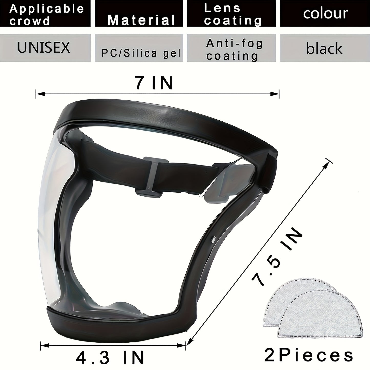 🥽Super protective face shield