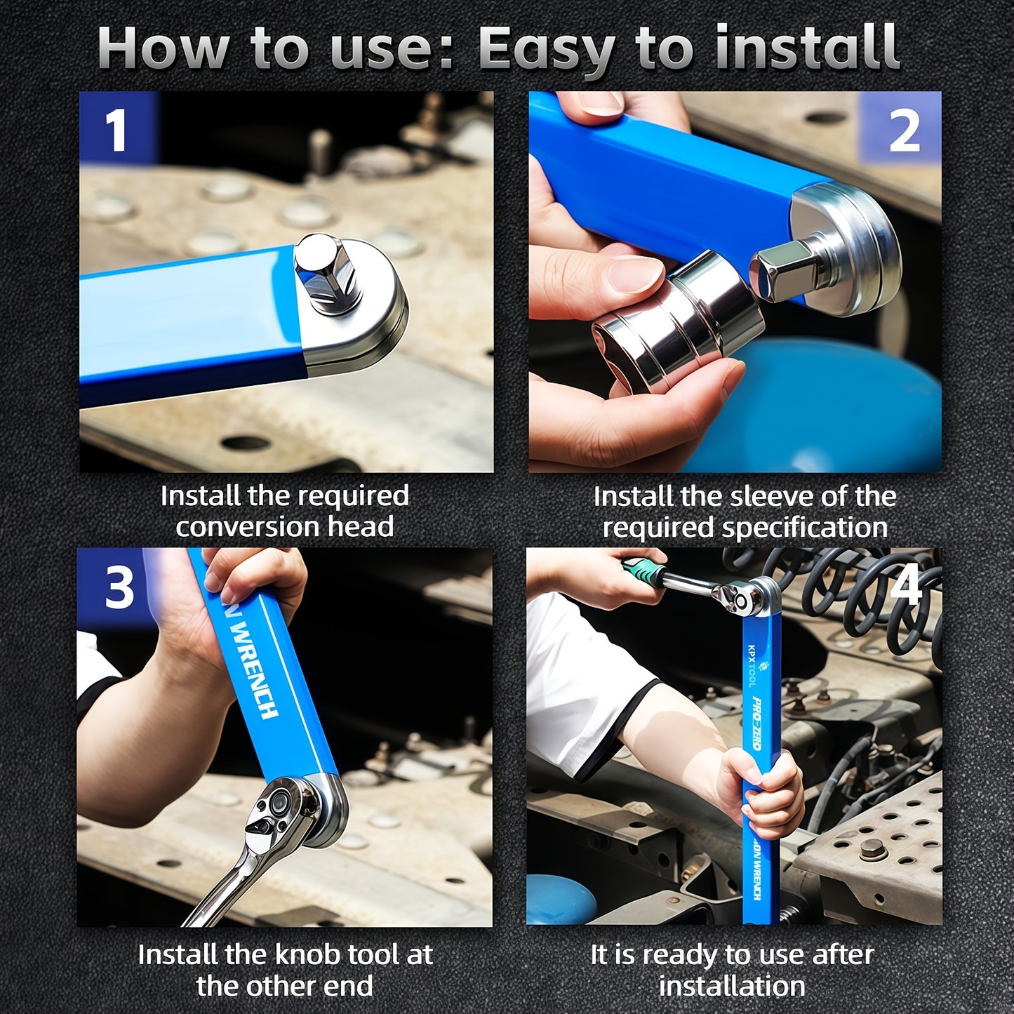 2-in-1 Multifunctional Ratchet Offset Extension Wrench(🔥12,000 units sold)