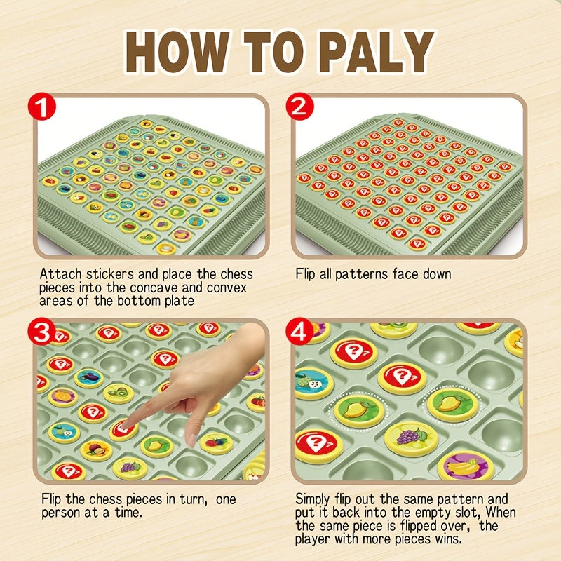 Fruit Flip Memory Board Game