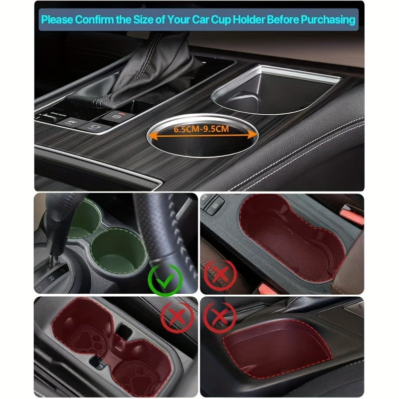 Multifunctional car tray cup holder organizer