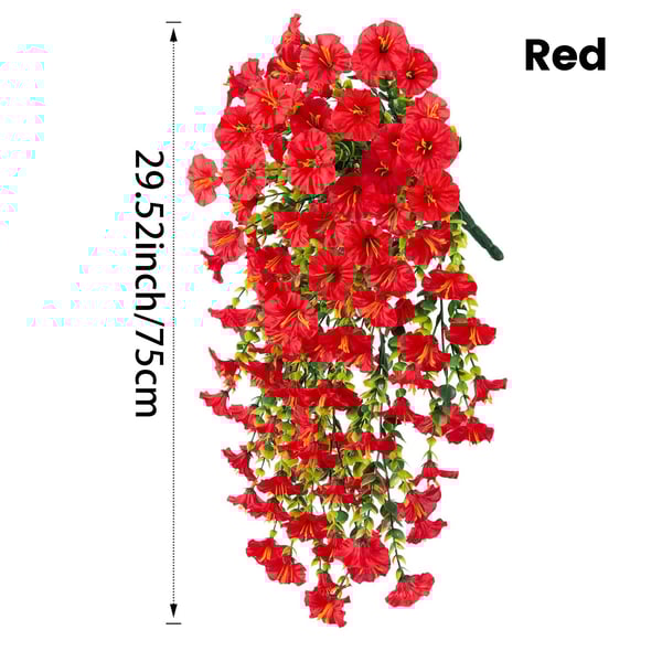 🌺UV Resistant Hanging Artificial Morning Glory Vine 💖(2 PCS)