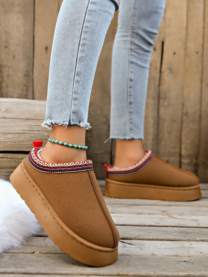 👟Waterproof, thickened, warm, and non-slip snow boots