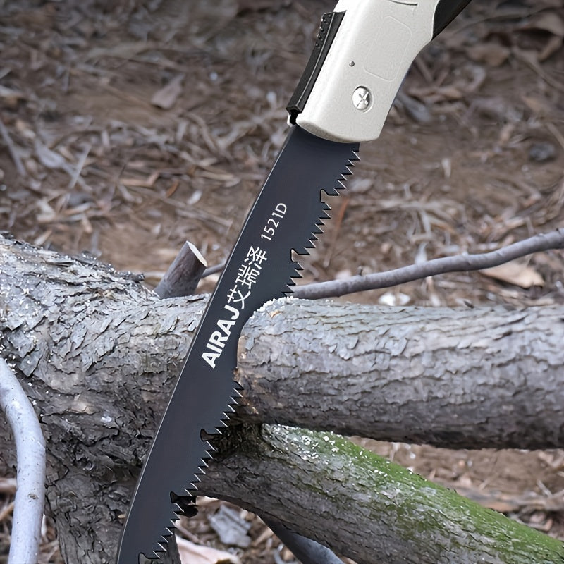 Industrial-grade steel folding saw