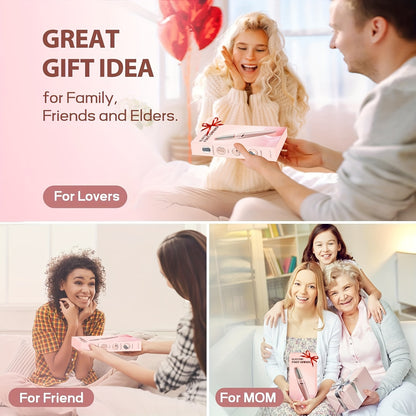 Electric foot grinder [with 2 grinding heads]