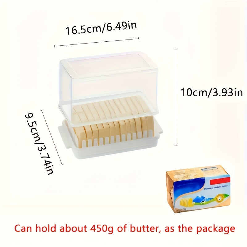 Airtight butter and cheese storage container with lid