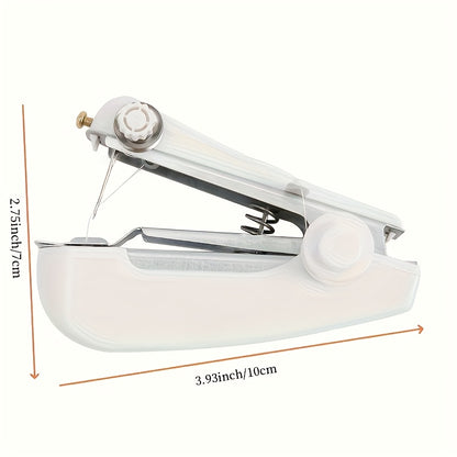 Portable handheld sewing machine
