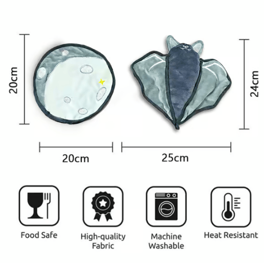 🔥🦇Batlicious Oven Mitts & Pot Holders Set