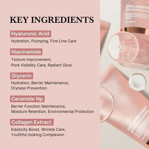 🔥Free Shipping🔥Collagen Night Wrapping Mask