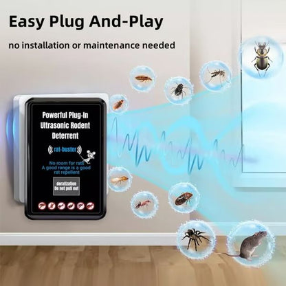 🔥HOT SALE🔥Powerful Plug-In Ultrasonic Rodent Deterrent