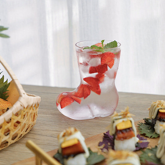 crystal shoe cold drink cup