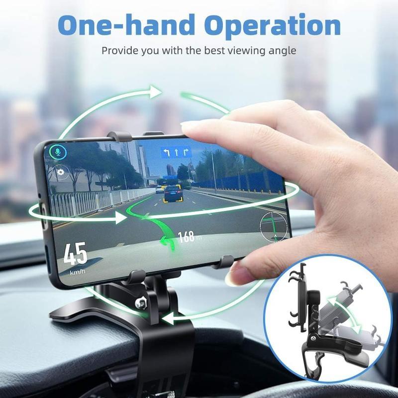 360 Degree Rotation Dashboard Car Phone Holder