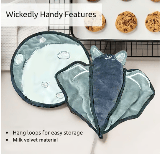 🔥🦇Batlicious Oven Mitts & Pot Holders Set