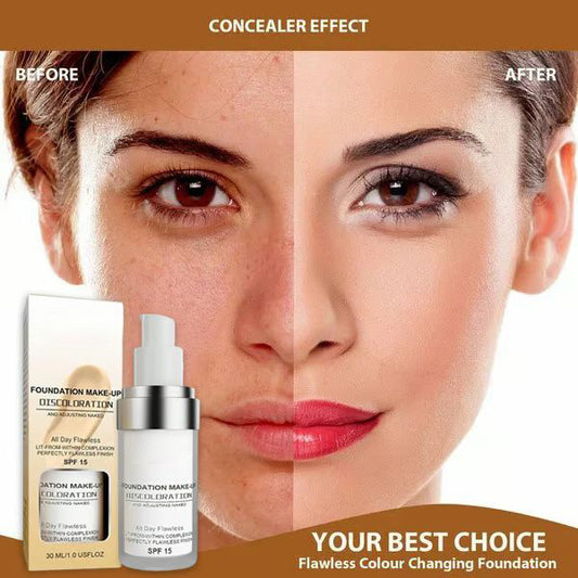 🎁Last Day - Buy 1 Get 1 Free🎉Colour Changing Mature Skin Foundation