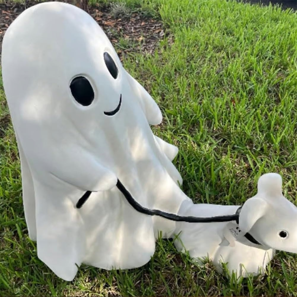 ✨2025 Ghost Walking Dog Statue 👻🔥
