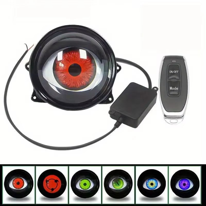 🔥1Pcs/2Pcs dynamic big eye lights, dynamic big eyeball fog lights 6 modes, LED color adjustable, suitable for any car model