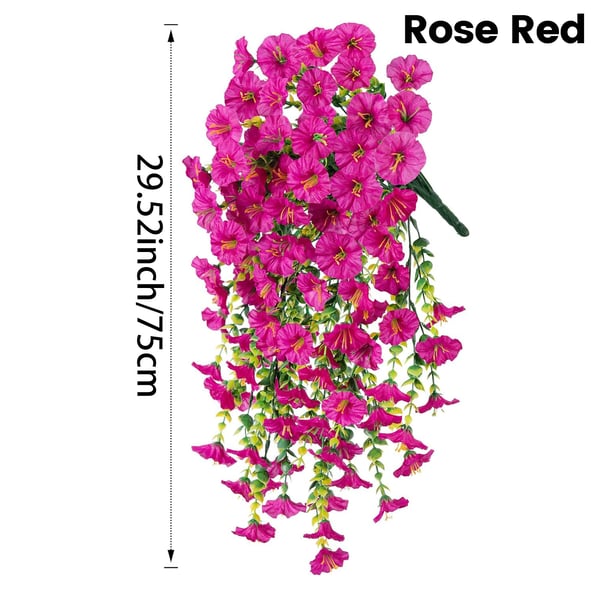 🌺UV Resistant Hanging Artificial Morning Glory Vine 💖(2 PCS)