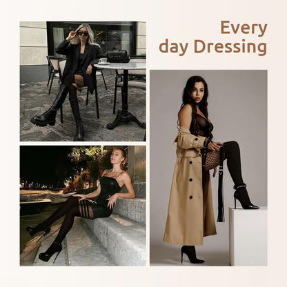 HOT SALE 50%OFF✨🔥Women's Sexy Fishnet Mock Thigh High Stockings