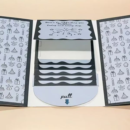 ⏰LAST DAY 50% OFF - 🎅✨Handmade Waterfall Christmas Gift Card Booklet