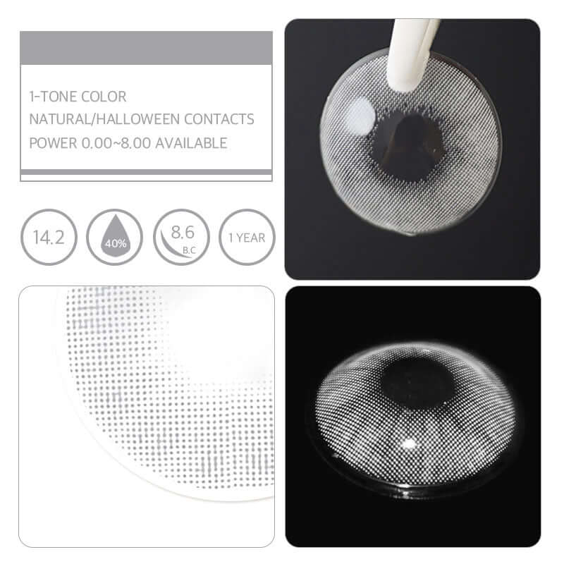 🔥【Factory direct sales】🔥Polar Light Gray Contact Lenses [1-Year Validity]