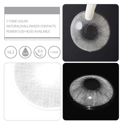 🔥【Factory direct sales】🔥Polar Light Gray Contact Lenses [1-Year Validity]