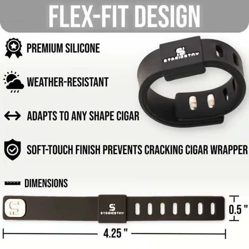 💥【Hot Seller】Super strong magnetic cigar holder, fits 34 to 70 ring gauge, suitable for golf, barbecue, fishing, travel and outdoor adventures, etc.