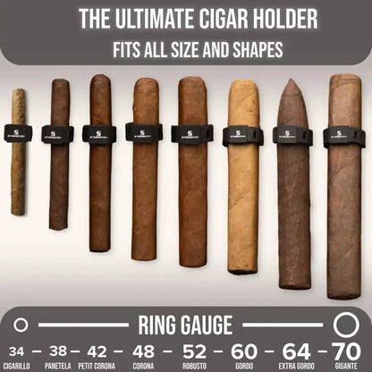 💥【Hot Seller】Super strong magnetic cigar holder, fits 34 to 70 ring gauge, suitable for golf, barbecue, fishing, travel and outdoor adventures, etc.
