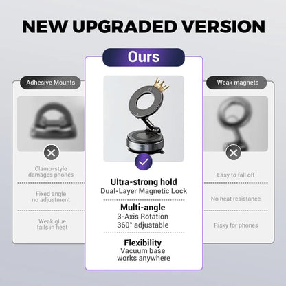 🔥Hot Selling ⚡ Over 130,000 units sold! 💥Retractable Car Phone Holder - 360° Magnetic Holder