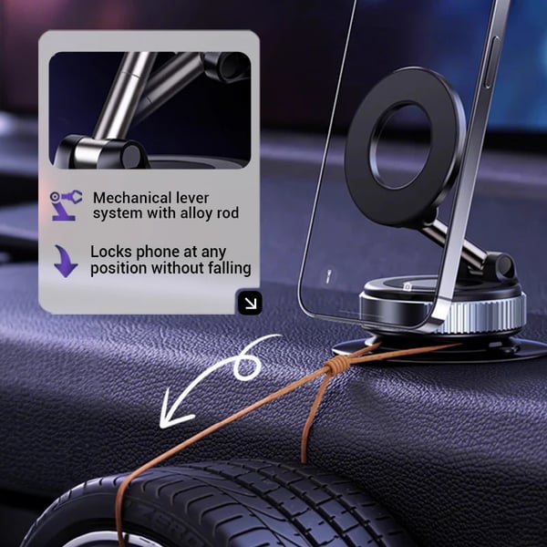 🔥Hot Selling ⚡ Over 130,000 units sold! 💥Retractable Car Phone Holder - 360° Magnetic Holder