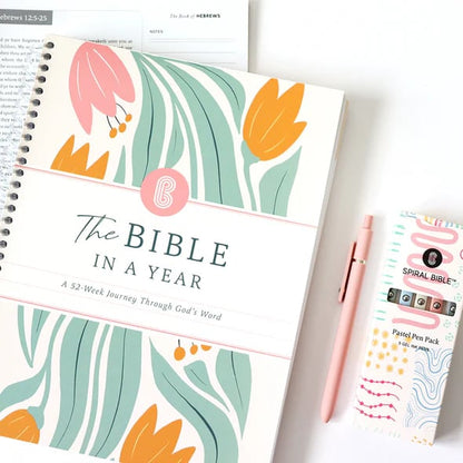 🔥LAST DAY 49% OFF -🙏🏼The Bible In A Year: A 52-Week Journey Through God's Word(✨Hardcover)