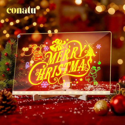 🔥【Over 20,000 units sold】Light-up acrylic drawing board for children
