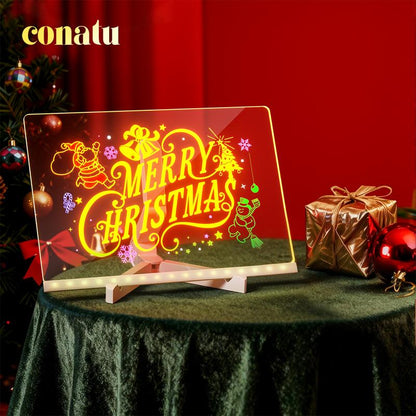 🔥【Over 20,000 units sold】Light-up acrylic drawing board for children