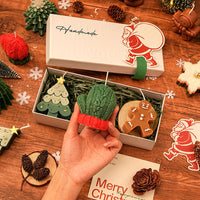 Short Gift Box A (Christmas Tree + Gloves + Gingerbread Man)