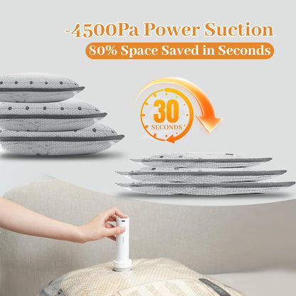 🏆⚡ 50K+ SOLD! Cordless Travel Vacuum Storage Compression Bag