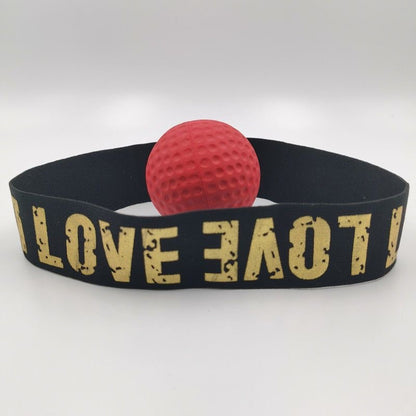 Headband boxing reflex training ball