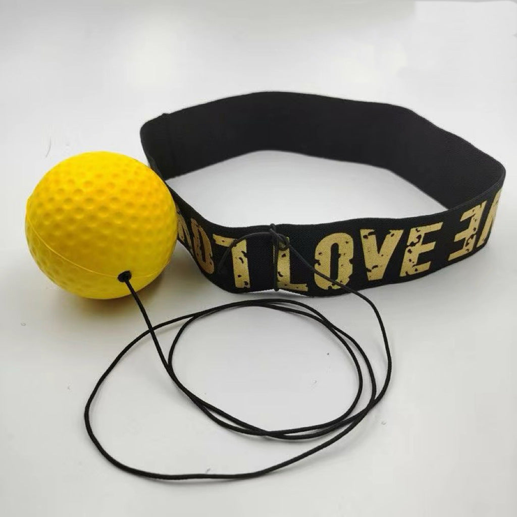 Headband boxing reflex training ball