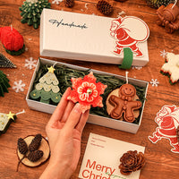 Short Gift Box C (Christmas Tree + Snowflake + Gingerbread Man)
