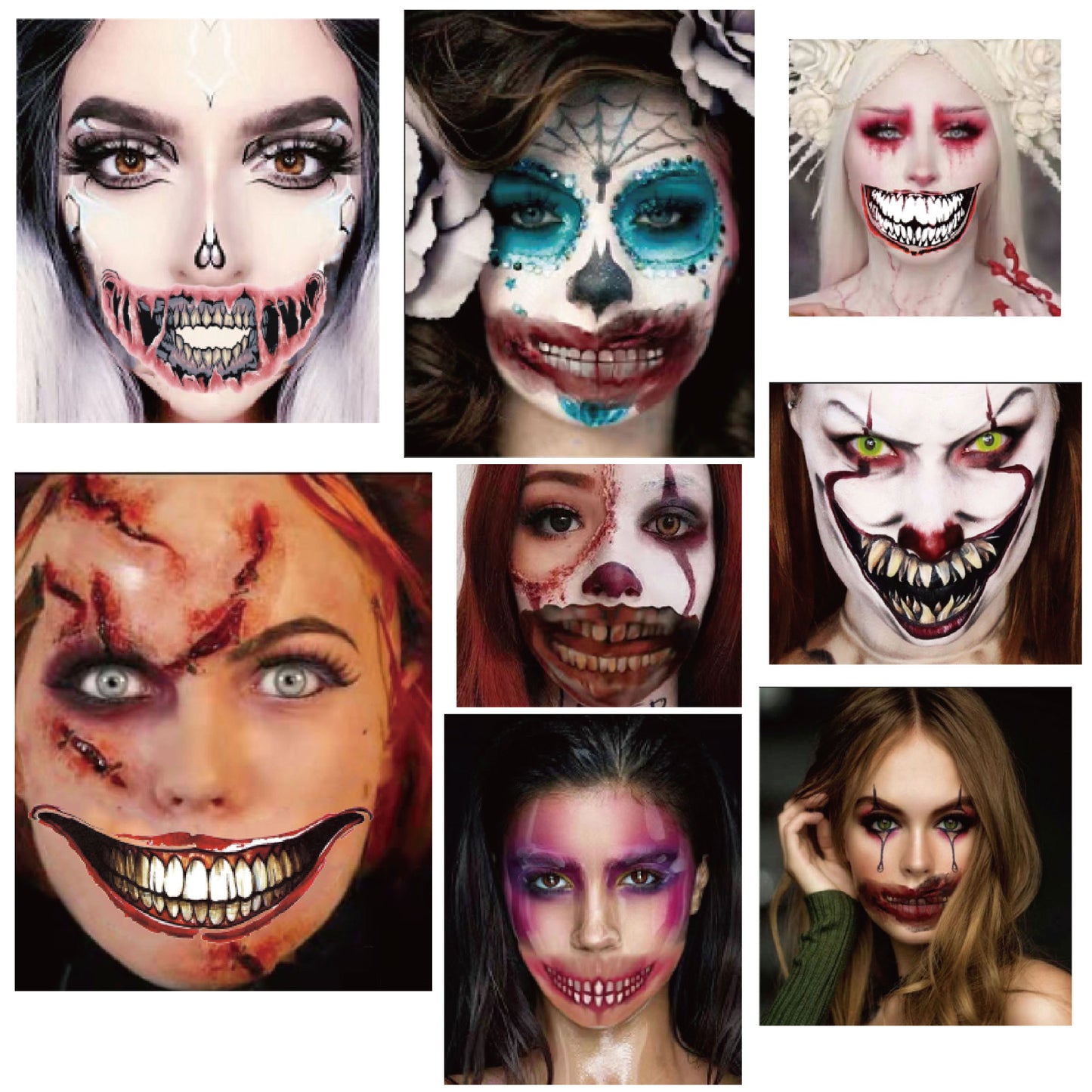 Halloween Prank Makeup Temporary Tattoo😈Realistic & Easy To Remove